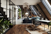 Arbeiten Rendering - Innenstadtlage: Luxus Penthouse by Swen Burgheim