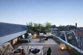 Aufdachterrasse Rendering - Innenstadtlage: Luxus Penthouse by Swen Burgheim