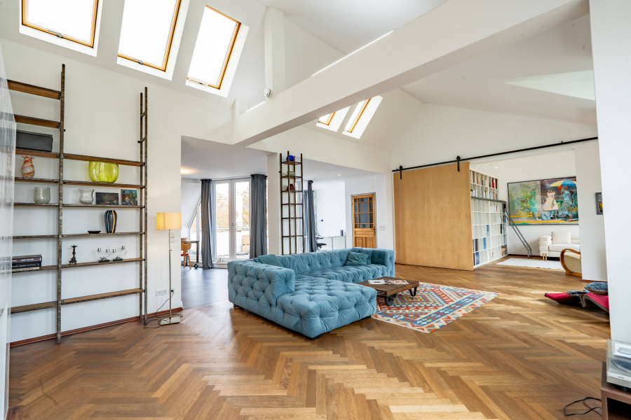 Fantastisches Dachgeschoss mit unverbaubarem Blick im Bayerischen Viertel-Schöneberg, 10825 Berlin, Dachgeschosswohnung