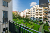 Moderne Neubauwohnung mit doppelter Frischluftgarantie in erstklassiger Friedrichshainer Lage - Blick Balkon